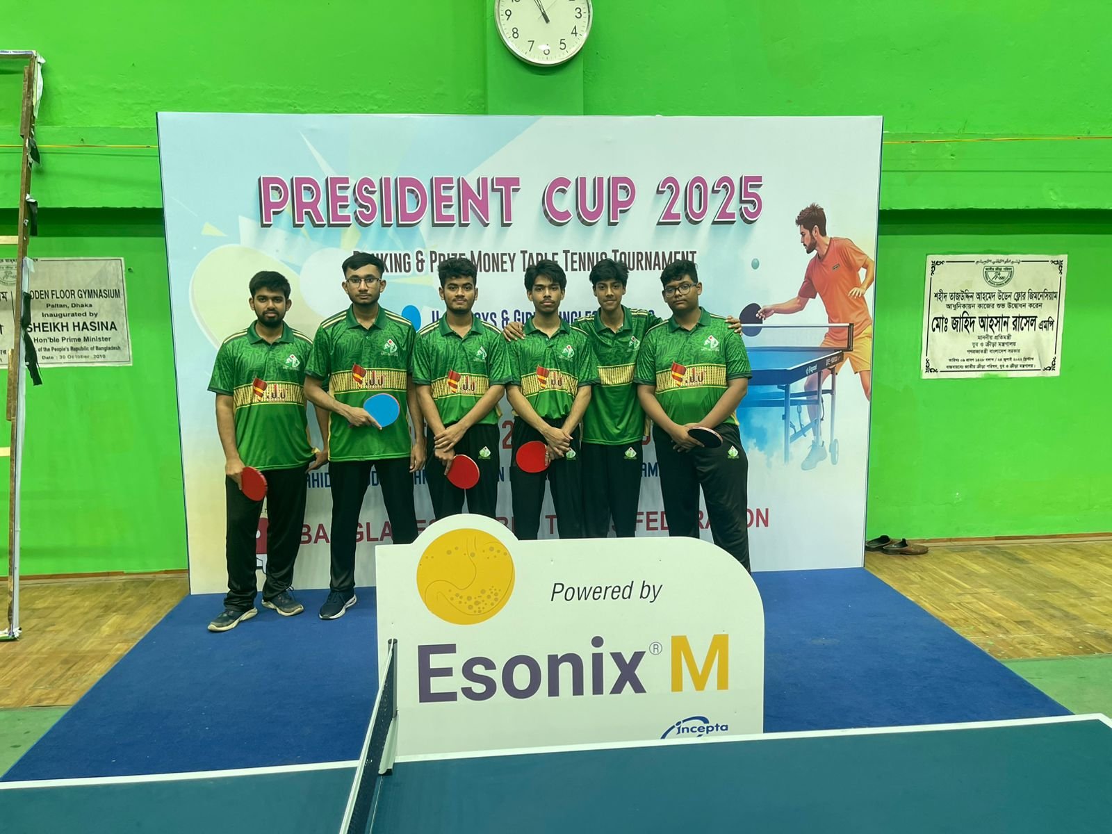President's Cup 2025 | Table Tennis | Eskaton Shobuj Shongho