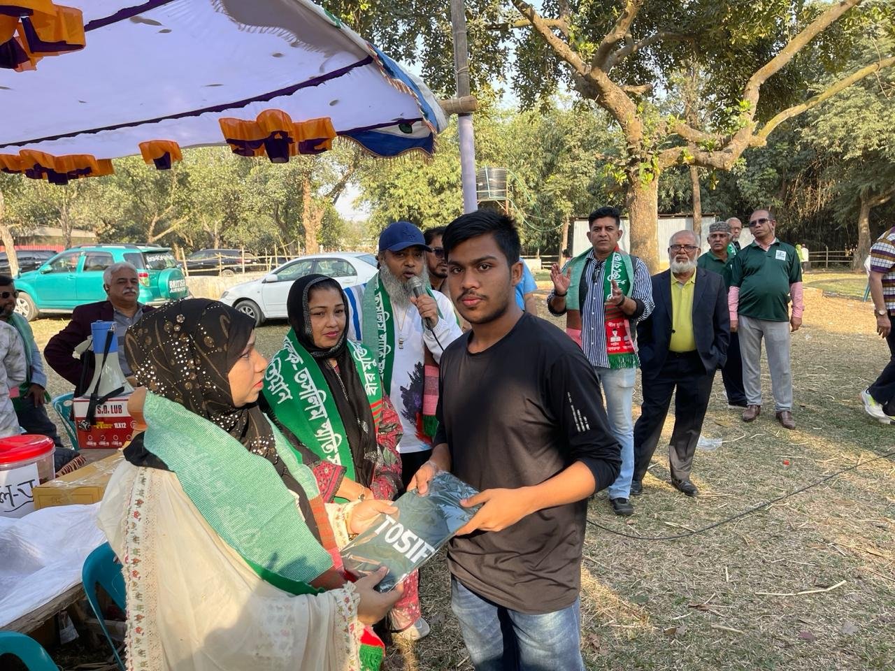 Tousif Receiving Club Jersey | ESS Family Meet Up 2025