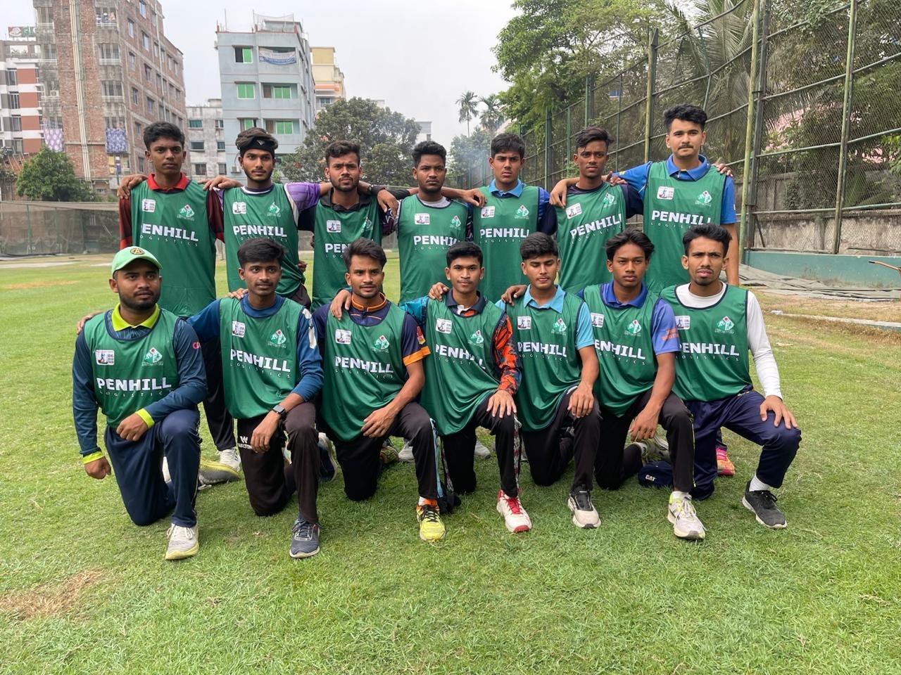 ESS Cricket Team at Practice