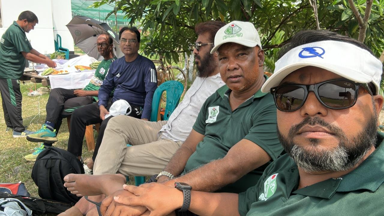 Club members enjoying the match | Citizen Bank Third Division Cricket League 2025