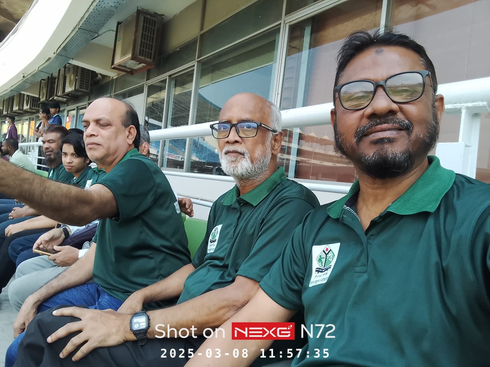 Club members enjoying the match | Citizen Bank Third Division Cricket League 2025