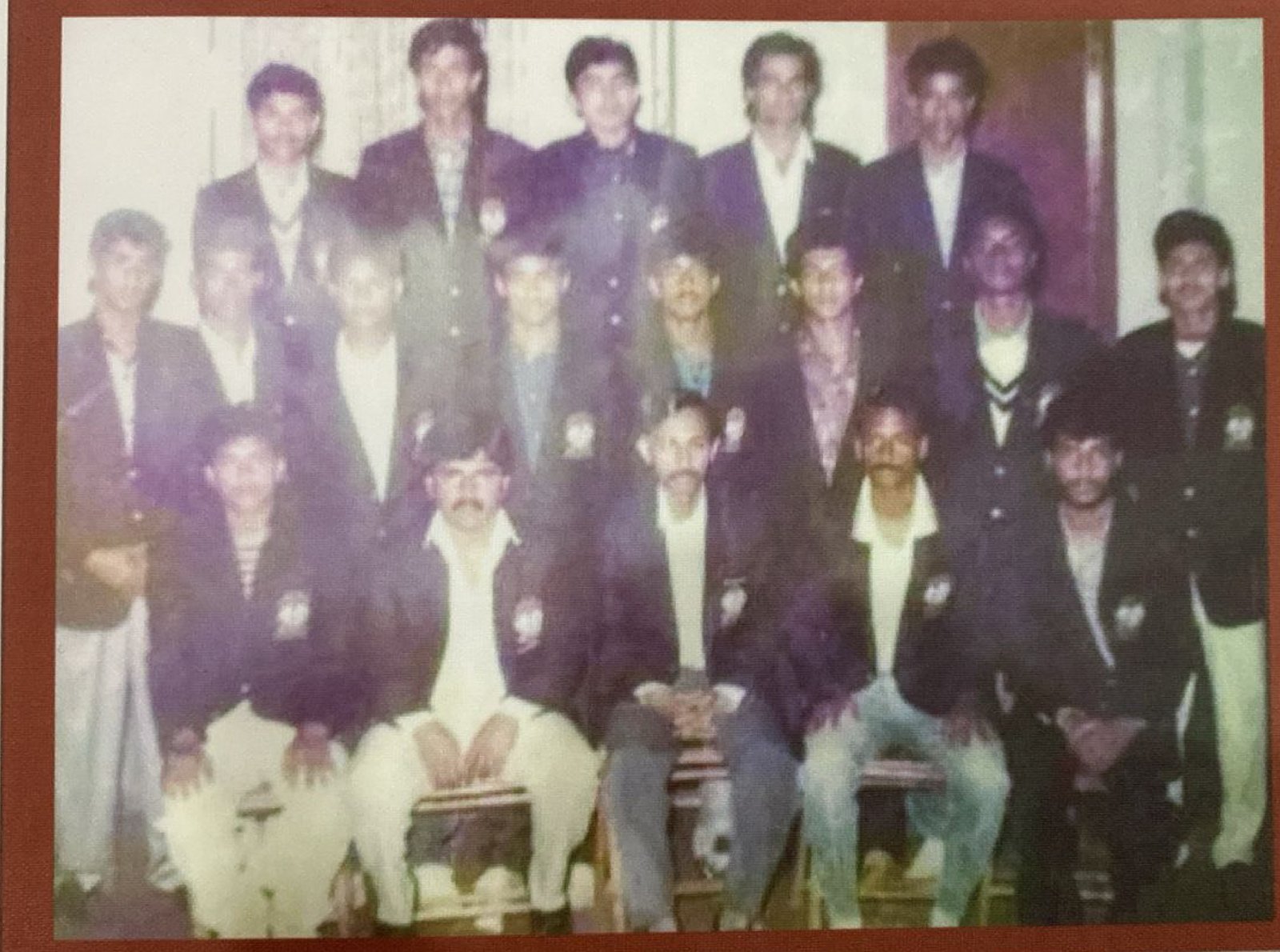 ESS Football Team were rewarded with Blazer after win for 2nd division through 1st division