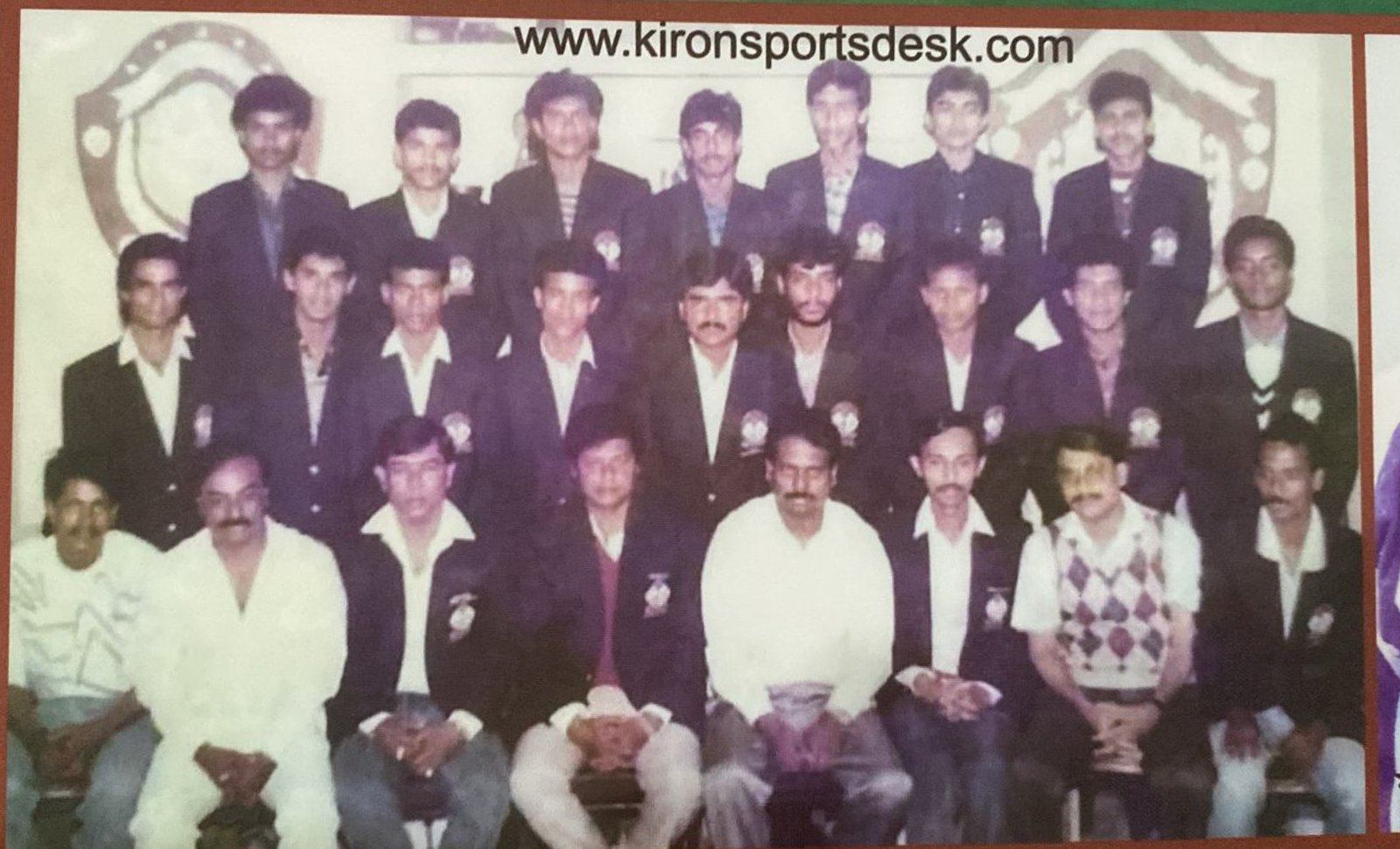 ESS Football Team were rewarded with Blazer after win for 2nd division through 1st division